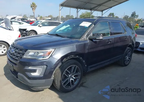 2017 Ford Explorer Sport from USA, damaged, VIN 1FM5K8GTXHGE24380